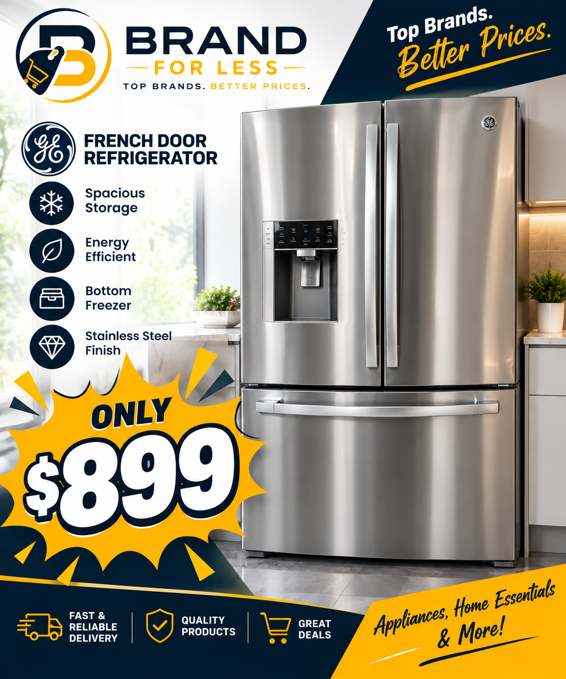 GE French Door Refrigerator